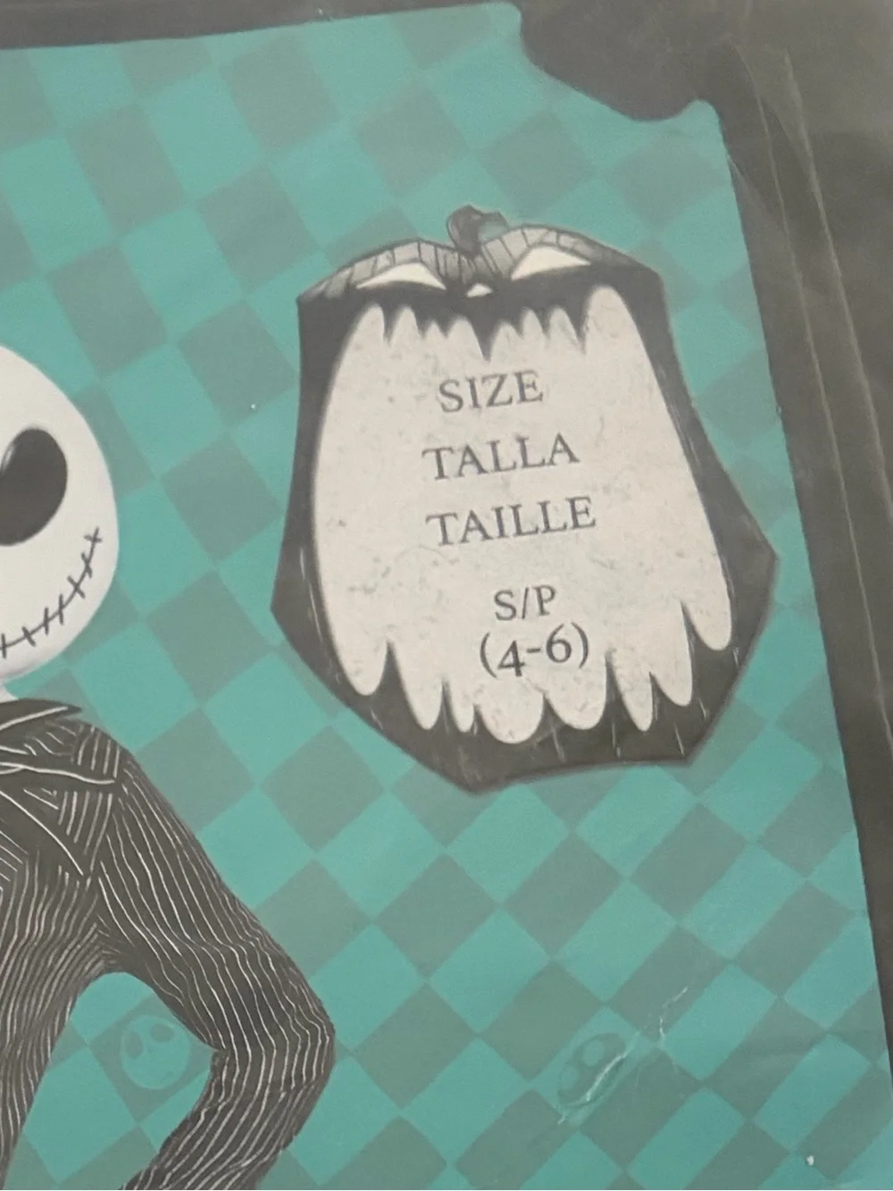 NWT Disney Jack Skellington Nightmare Before Christmas Costume - Picture 6 of 7